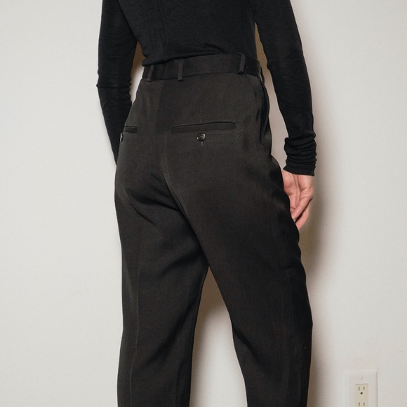 Toteme Tapered Suit Trouser NWT Linen Viscose- Black - Size 36, 38 - Picture 8 of 14